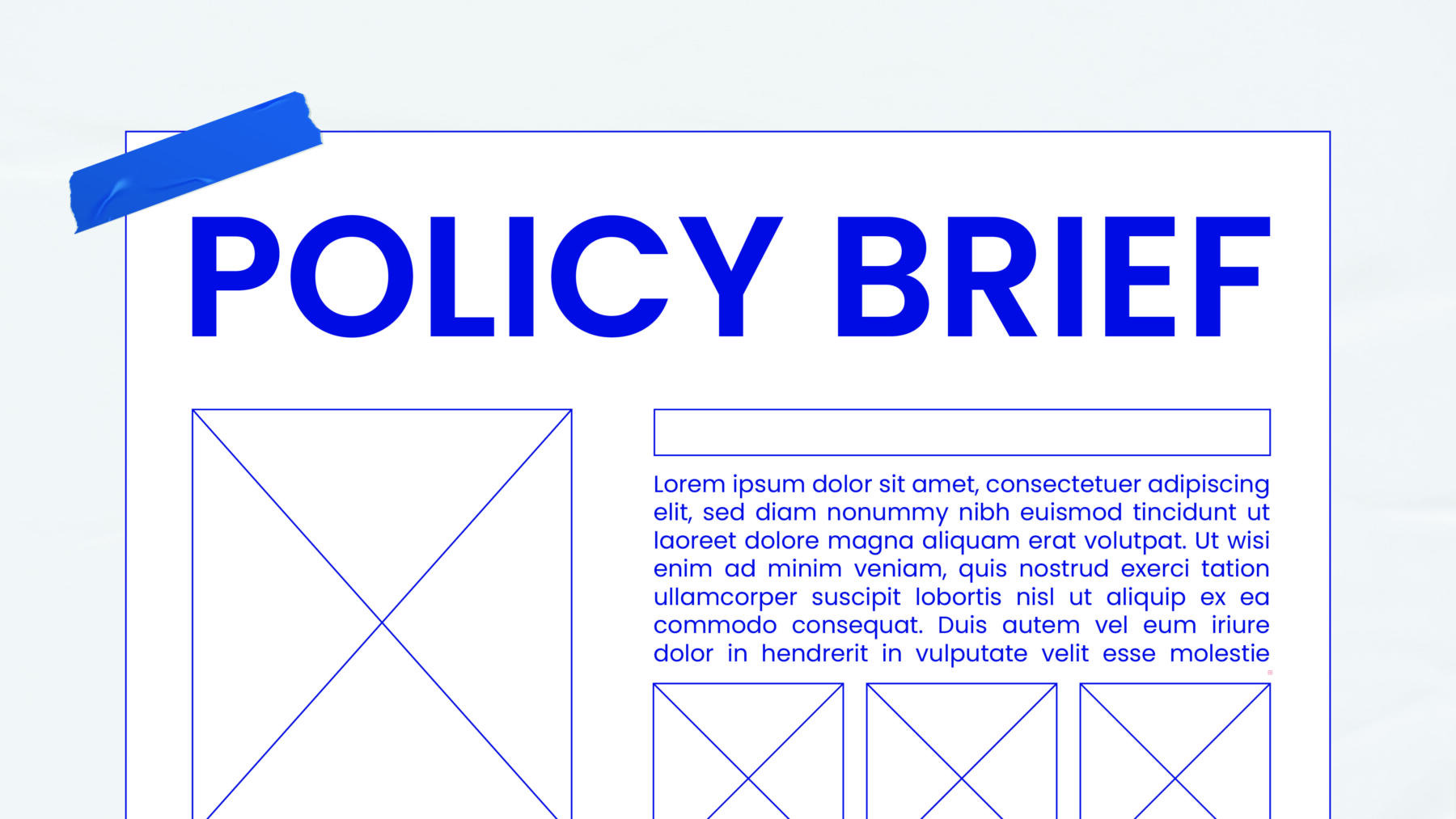 ภาพประกอบเนื้อหา ยกระดับงานวิจัย ให้เข้าใจง่ายด้วย Policy brief Policy Brief